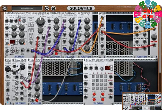 模块化合成器 SoloStuff SoloRack v2.2.1 R2R Win （Solo Rack）