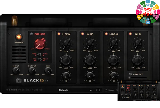 经典模拟均衡器 Tone Empire BLACK Q v3 v1.5 MacOS