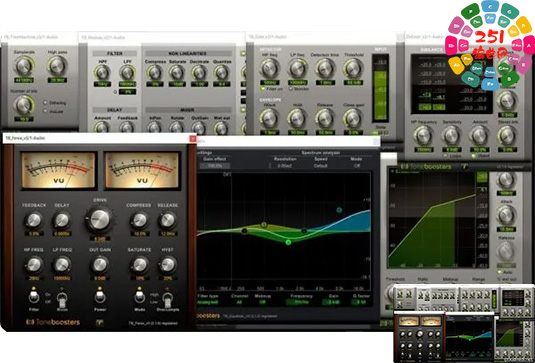 综合效果插件套装 ToneBoosters Plugin Bundle v1.8.9 R2R （Tone Boosters）