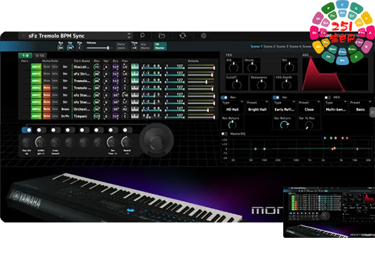 拓展合成器 Yamaha Expanded Softsynth Plugin for MONTAGE M v2.0.2 VR Win