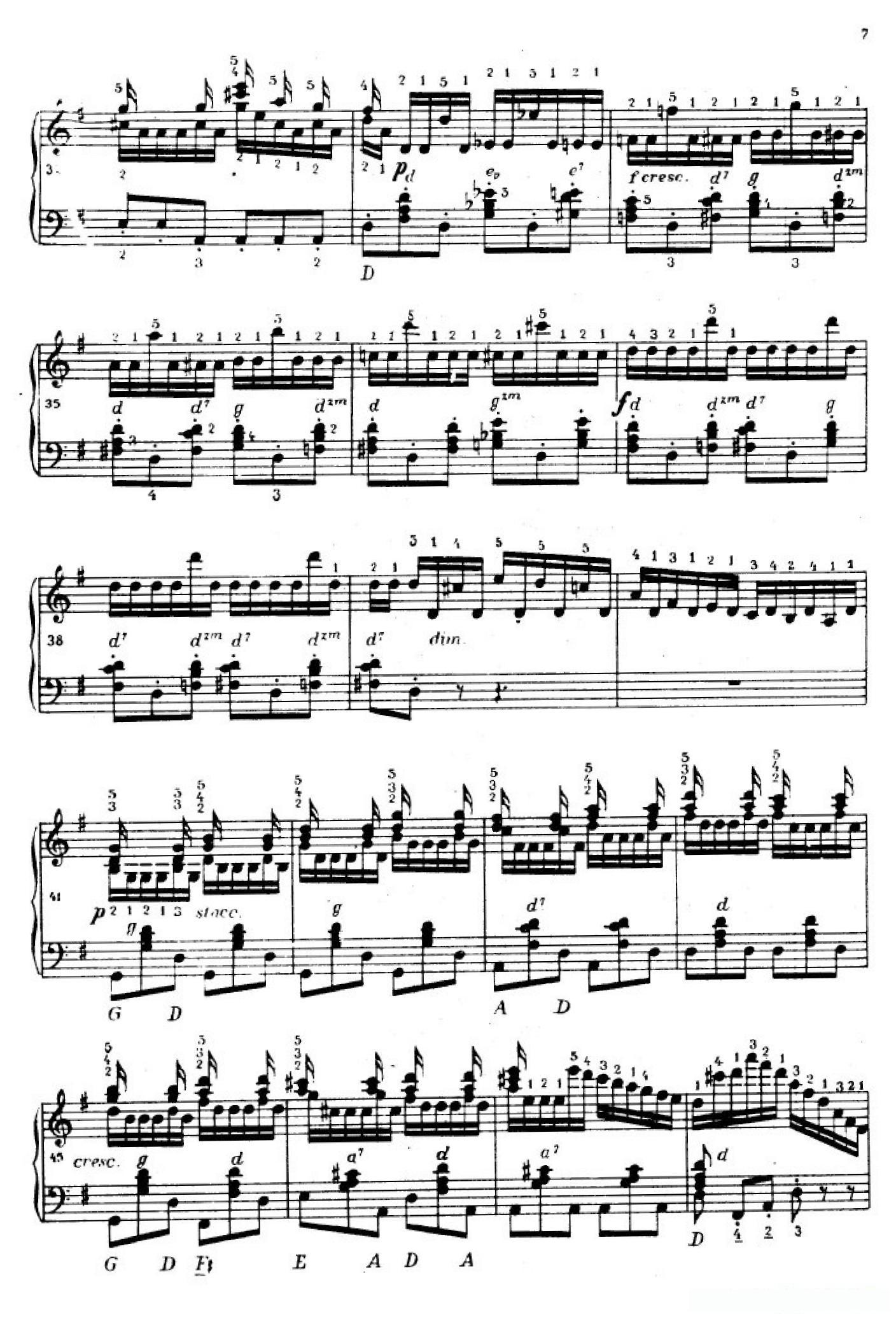 《车尔尼手风琴练习曲集》第Ⅳ册（第1——2首）简谱 - 乐谱