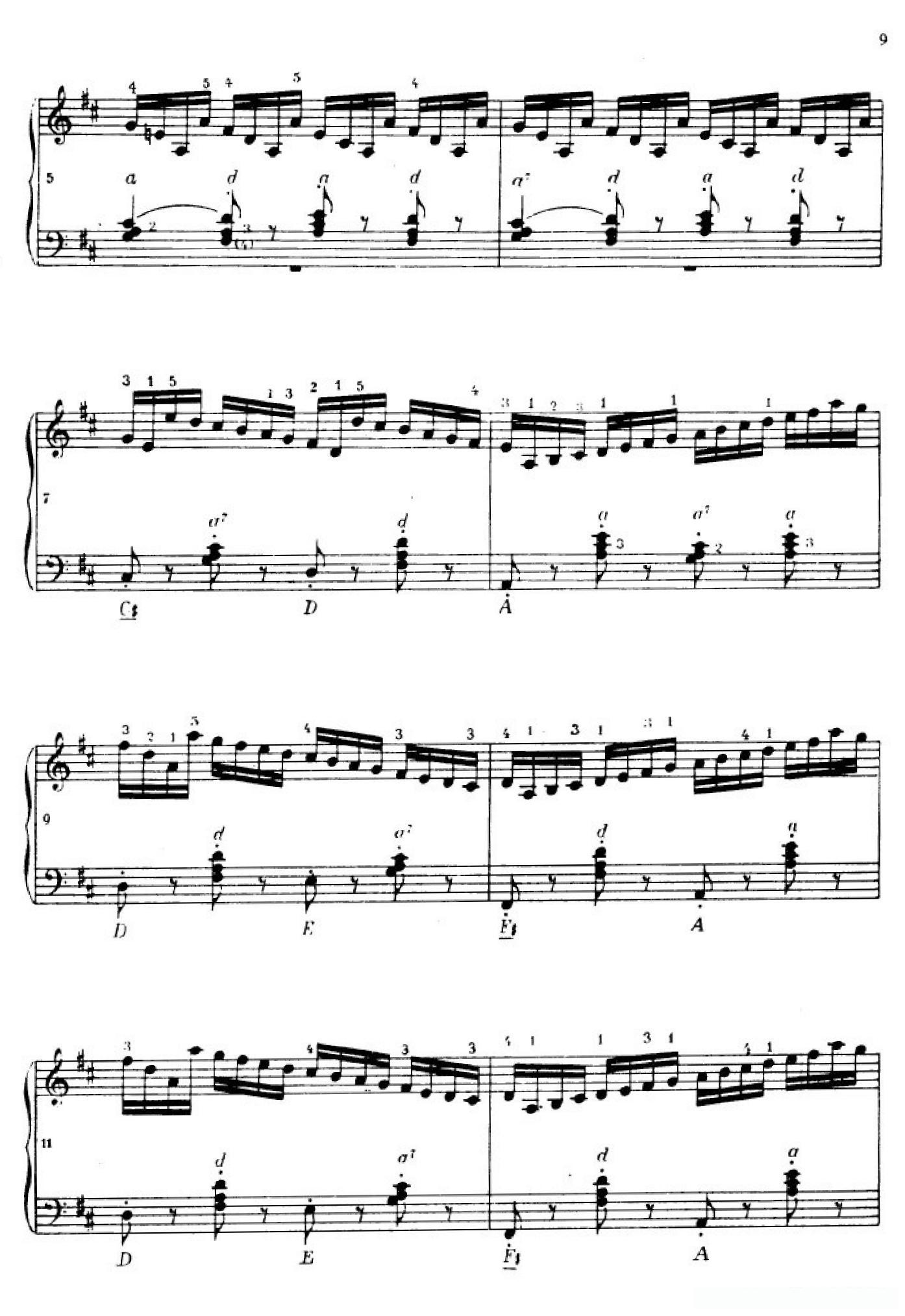 《车尔尼手风琴练习曲集》第Ⅳ册（第1——2首）简谱 - 乐谱