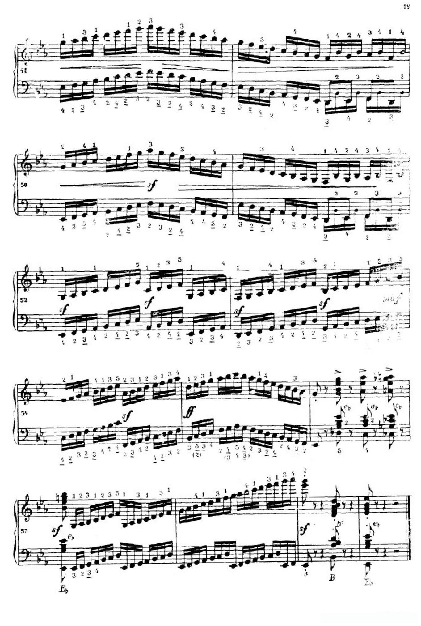 《车尔尼手风琴练习曲集》第Ⅳ册（第3——5首）简谱 - 乐谱