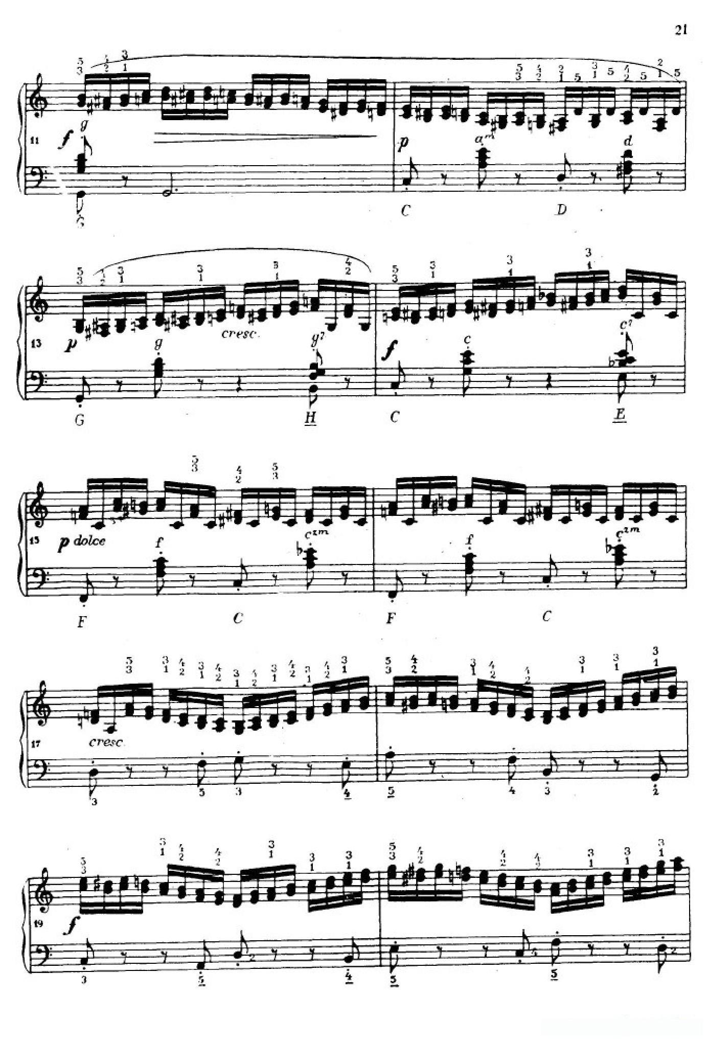 《车尔尼手风琴练习曲集》第Ⅳ册（第3——5首）简谱 - 乐谱