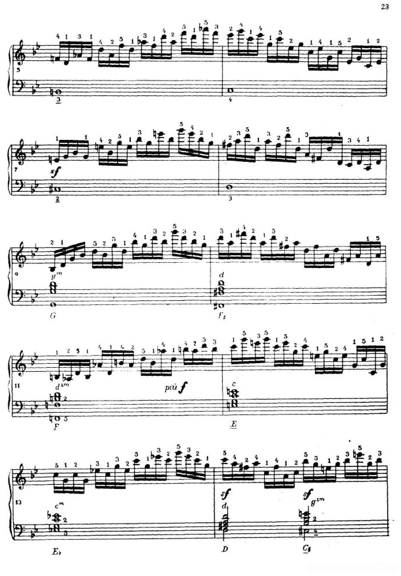 《车尔尼手风琴练习曲集》第Ⅳ册（第3——5首）简谱 - 乐谱