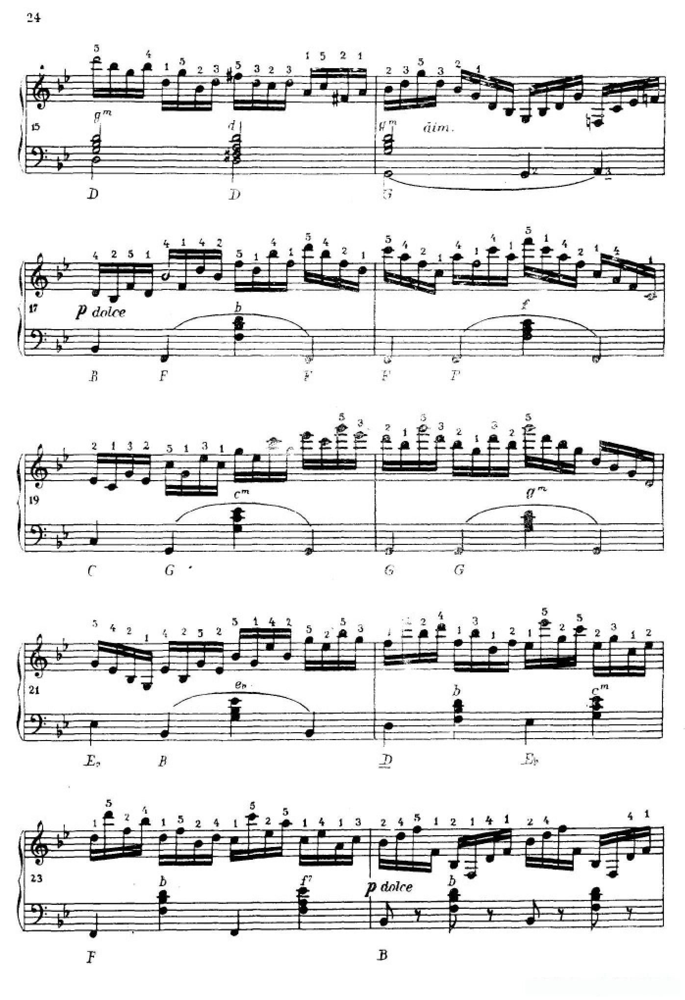 《车尔尼手风琴练习曲集》第Ⅳ册（第3——5首）简谱 - 乐谱