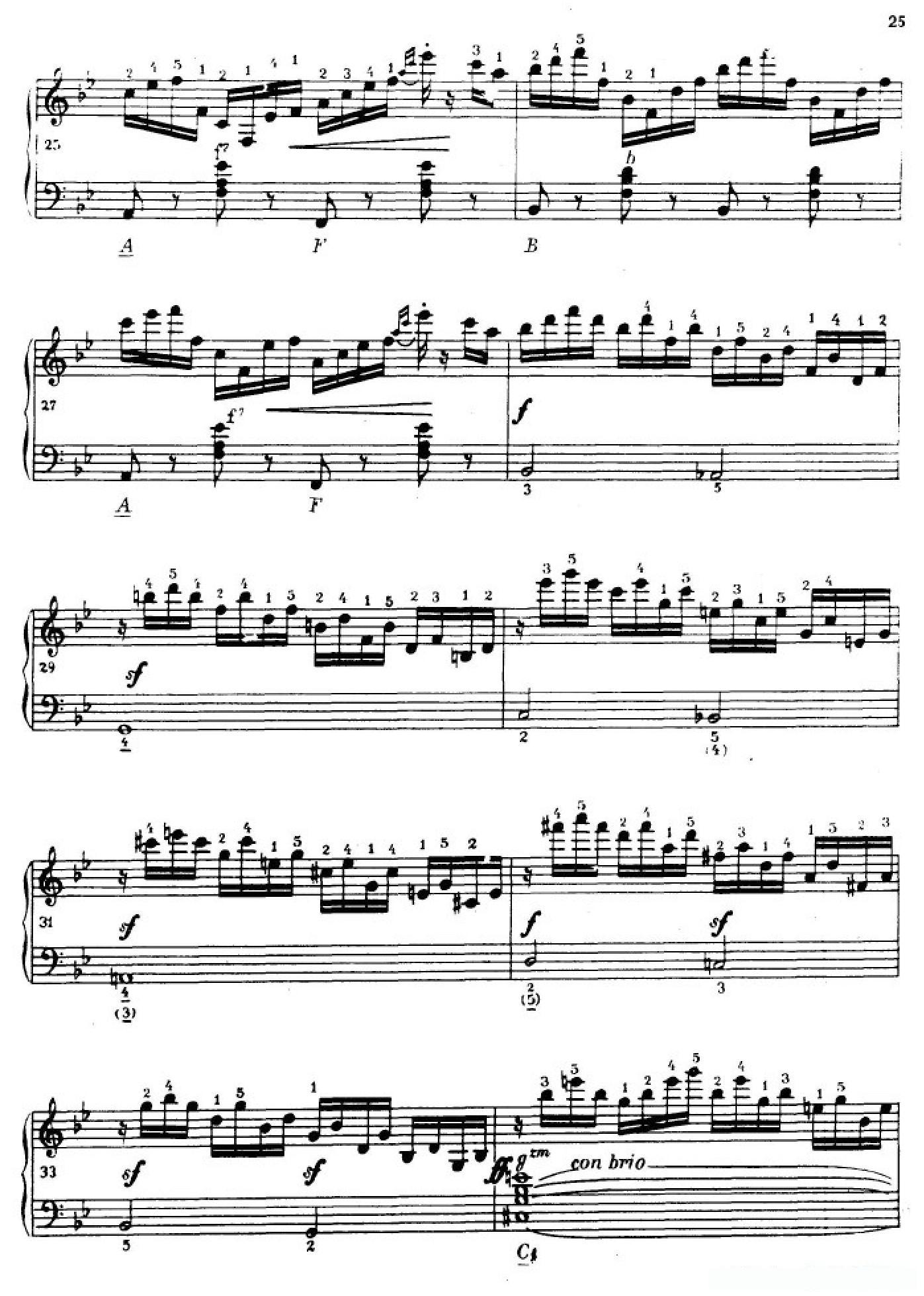 《车尔尼手风琴练习曲集》第Ⅳ册（第3——5首）简谱 - 乐谱