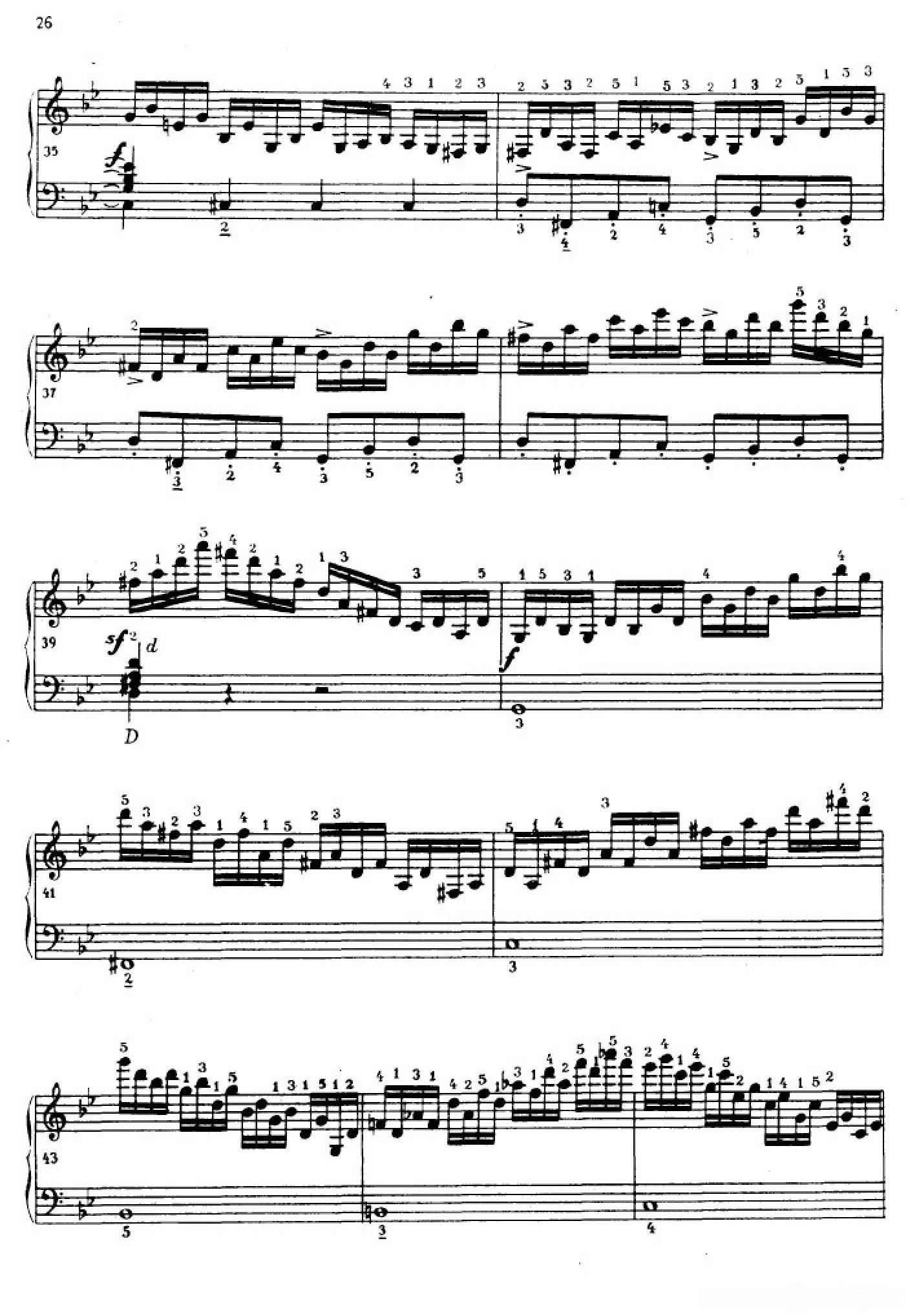 《车尔尼手风琴练习曲集》第Ⅳ册（第3——5首）简谱 - 乐谱