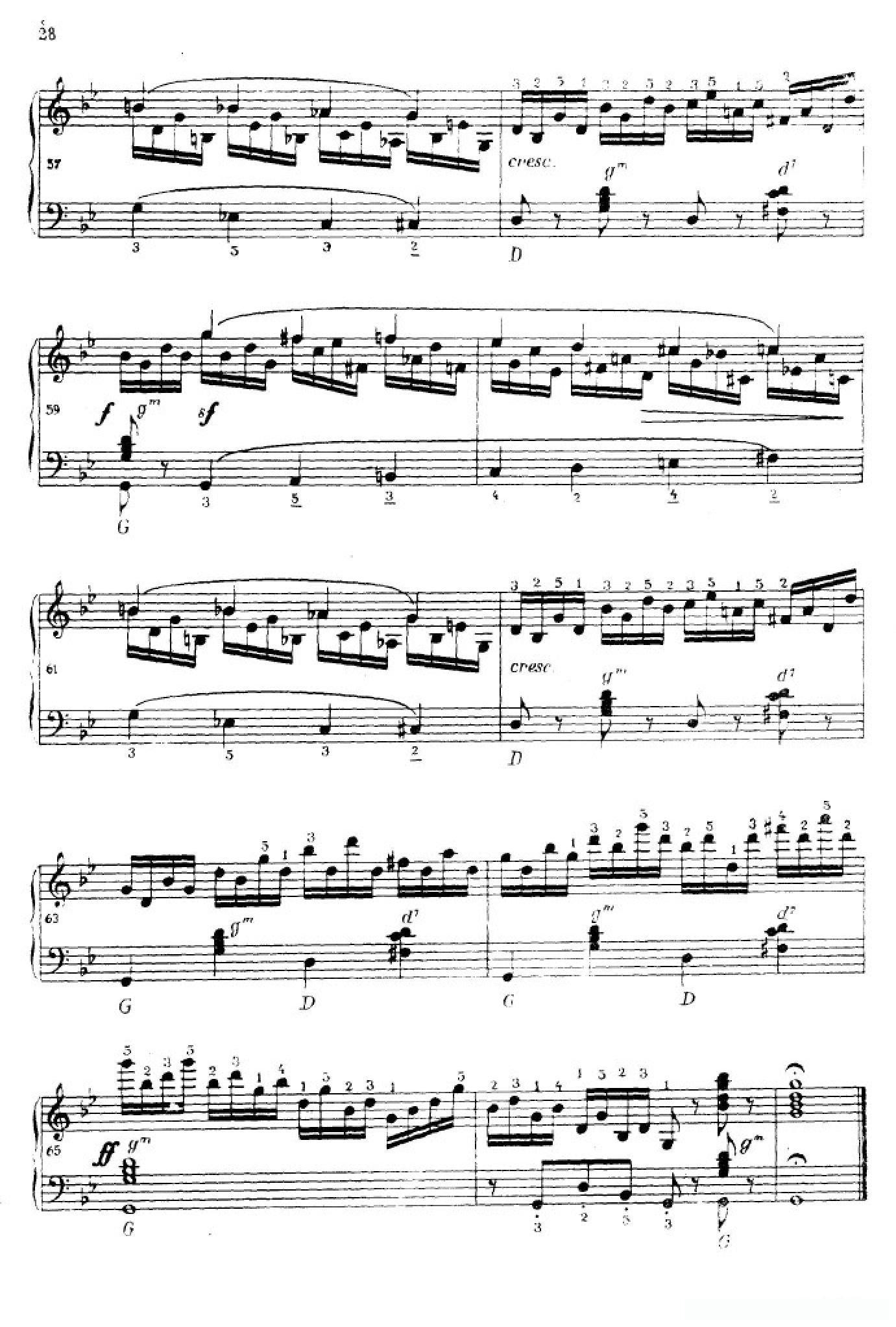 《车尔尼手风琴练习曲集》第Ⅳ册（第3——5首）简谱 - 乐谱