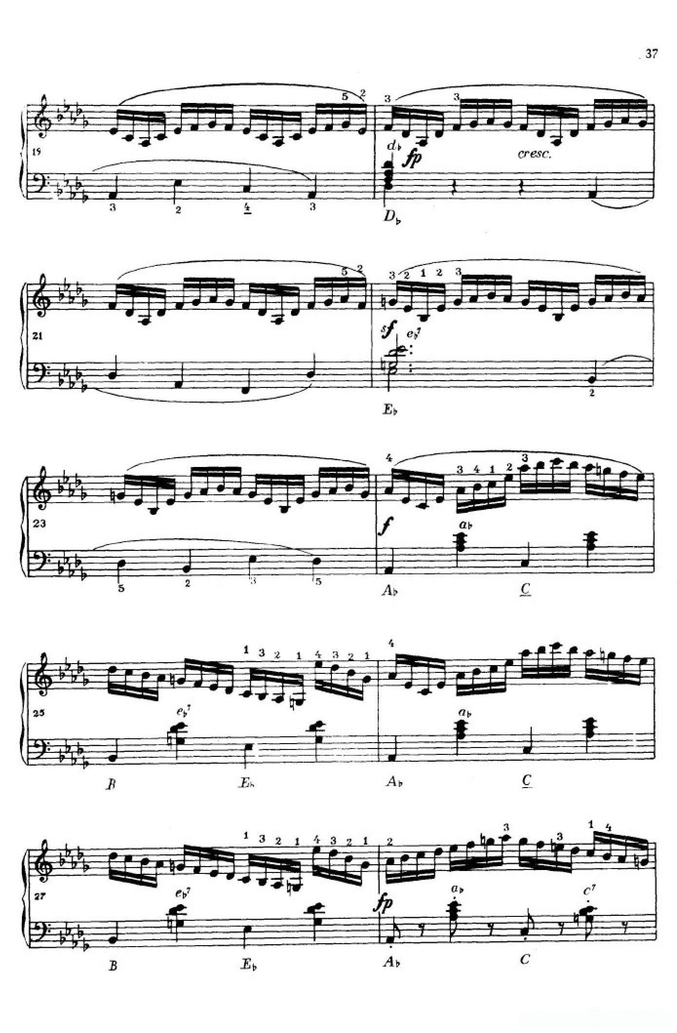 《车尔尼手风琴练习曲集》第Ⅳ册（第7首）简谱 - 乐谱