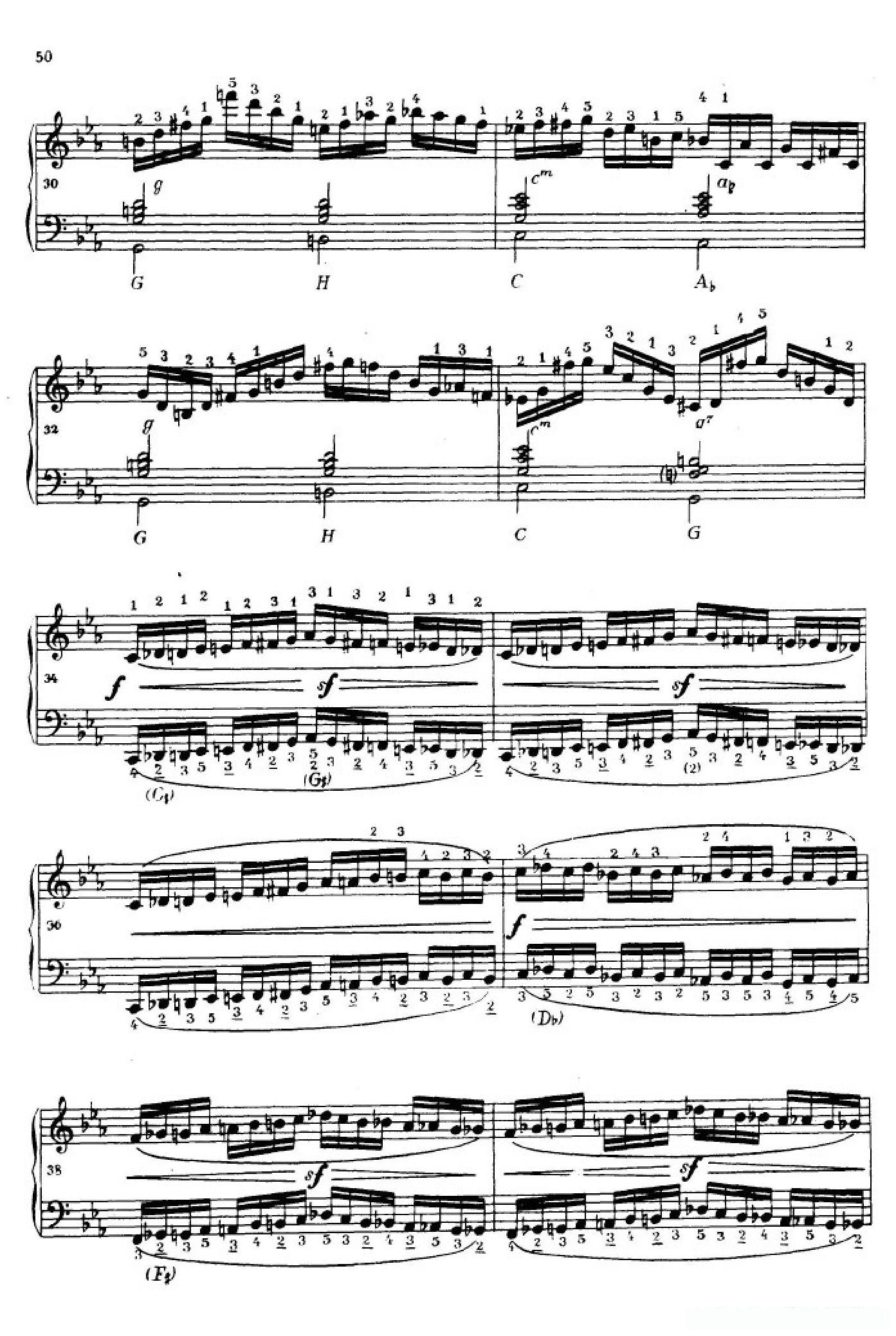 《车尔尼手风琴练习曲集》第Ⅳ册（第9首）简谱 - 乐谱