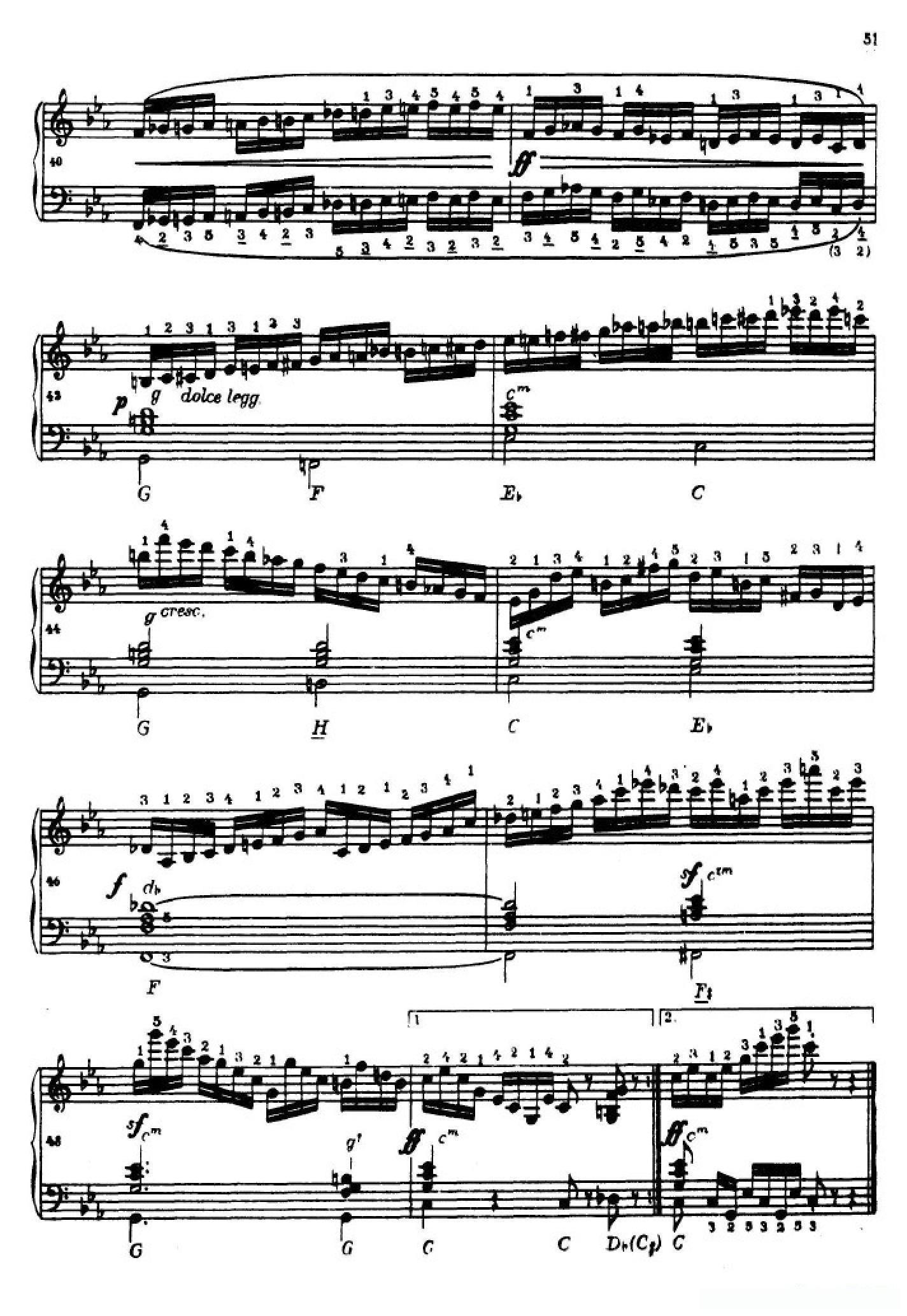 《车尔尼手风琴练习曲集》第Ⅳ册（第9首）简谱 - 乐谱