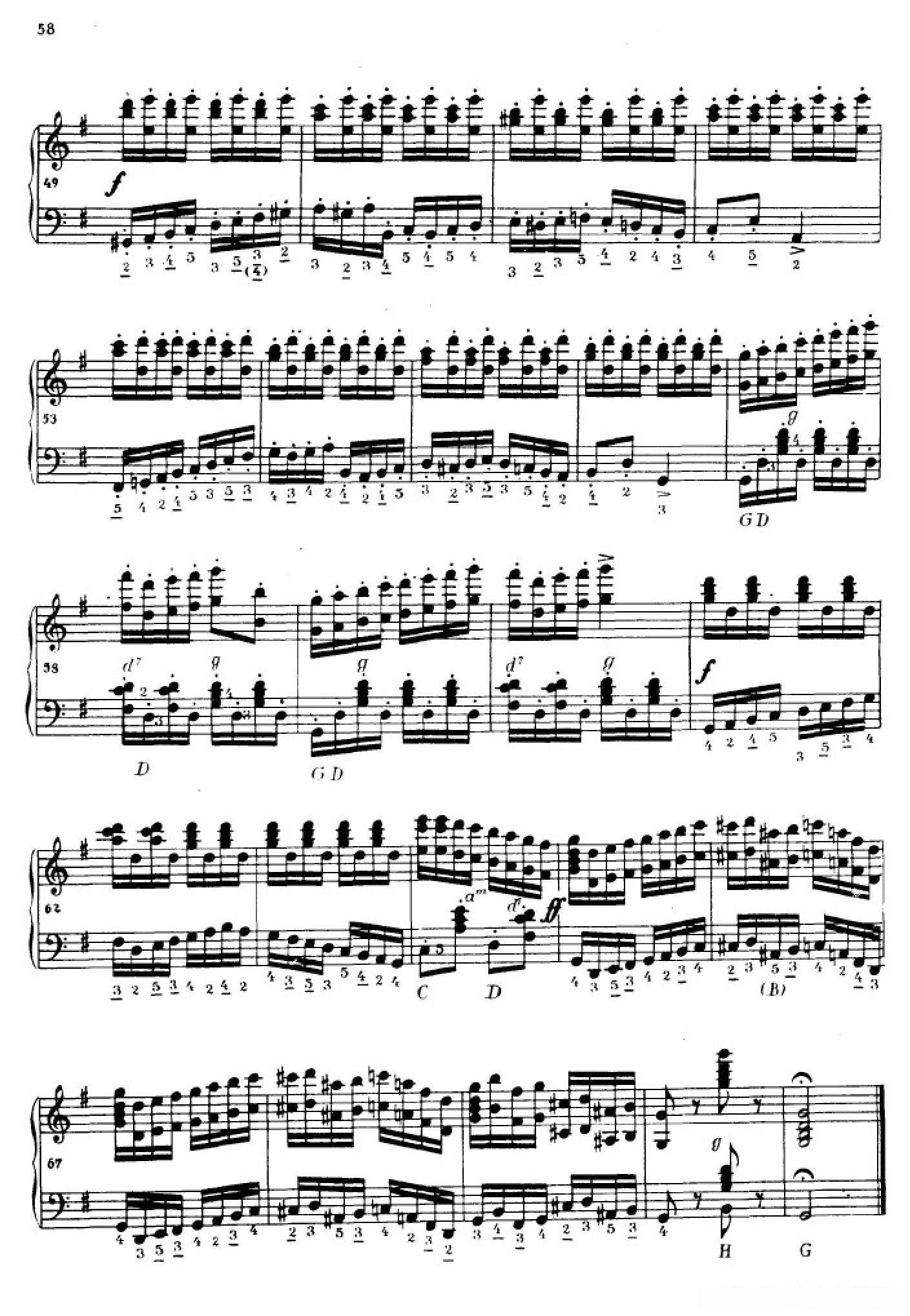 《车尔尼手风琴练习曲集》第Ⅳ册（第10——11首）简谱 - 乐谱