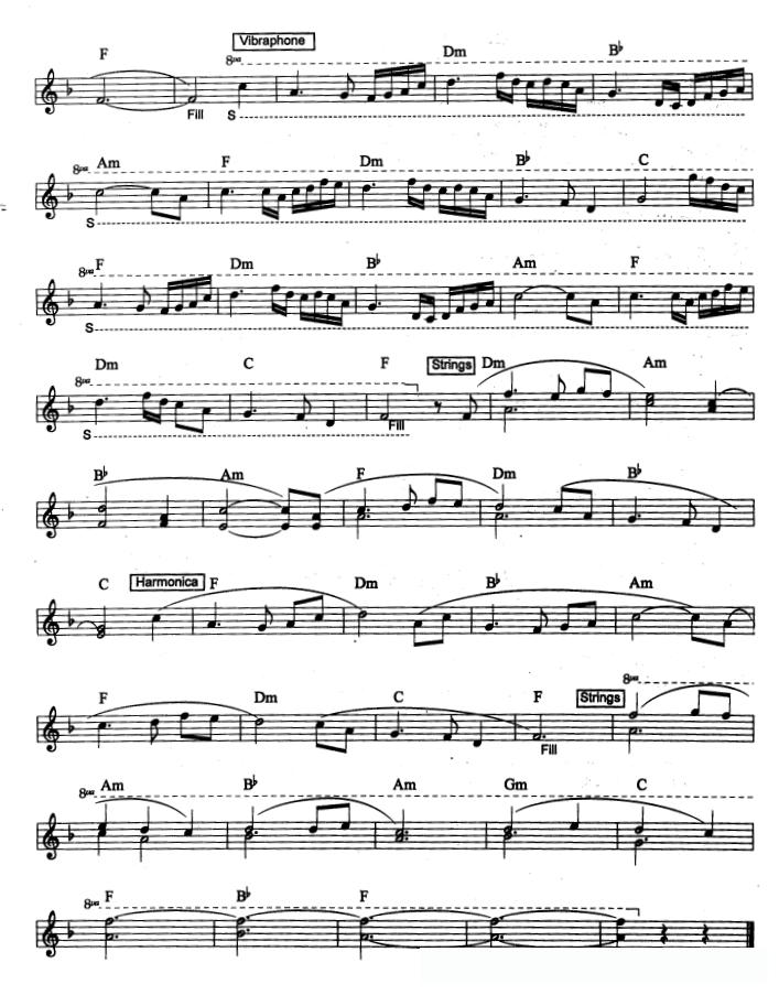 庭院深深（爵士乐版）简谱 - 乐谱