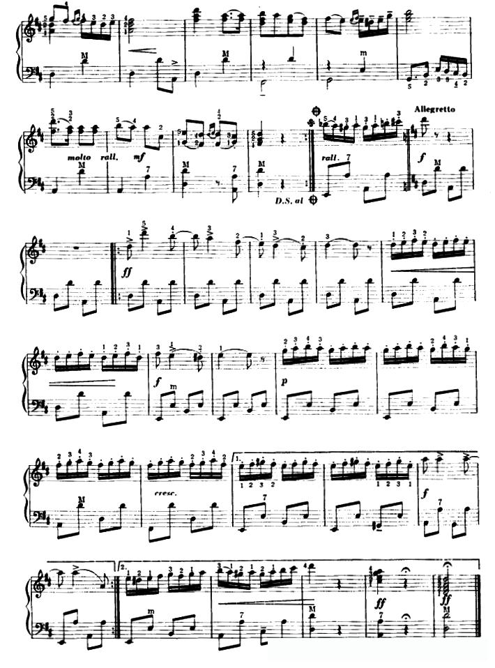 查尔达什舞曲（蒙悌作曲版）简谱 - 乐谱