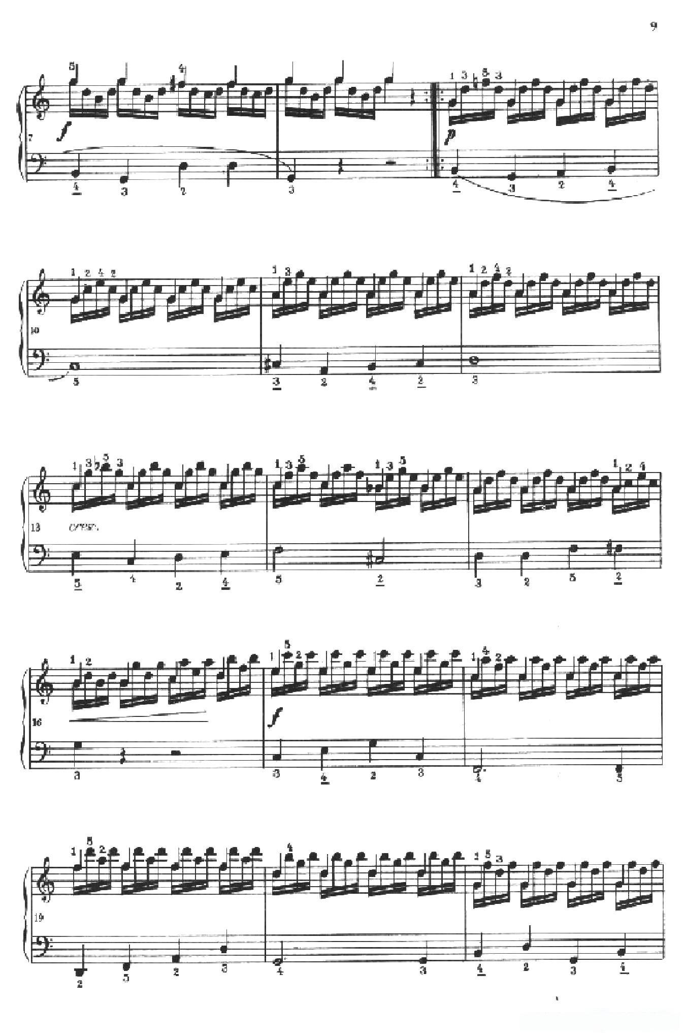 《车尔尼手风琴练习曲集》第Ⅱ册（第1——4首）简谱 - 乐谱