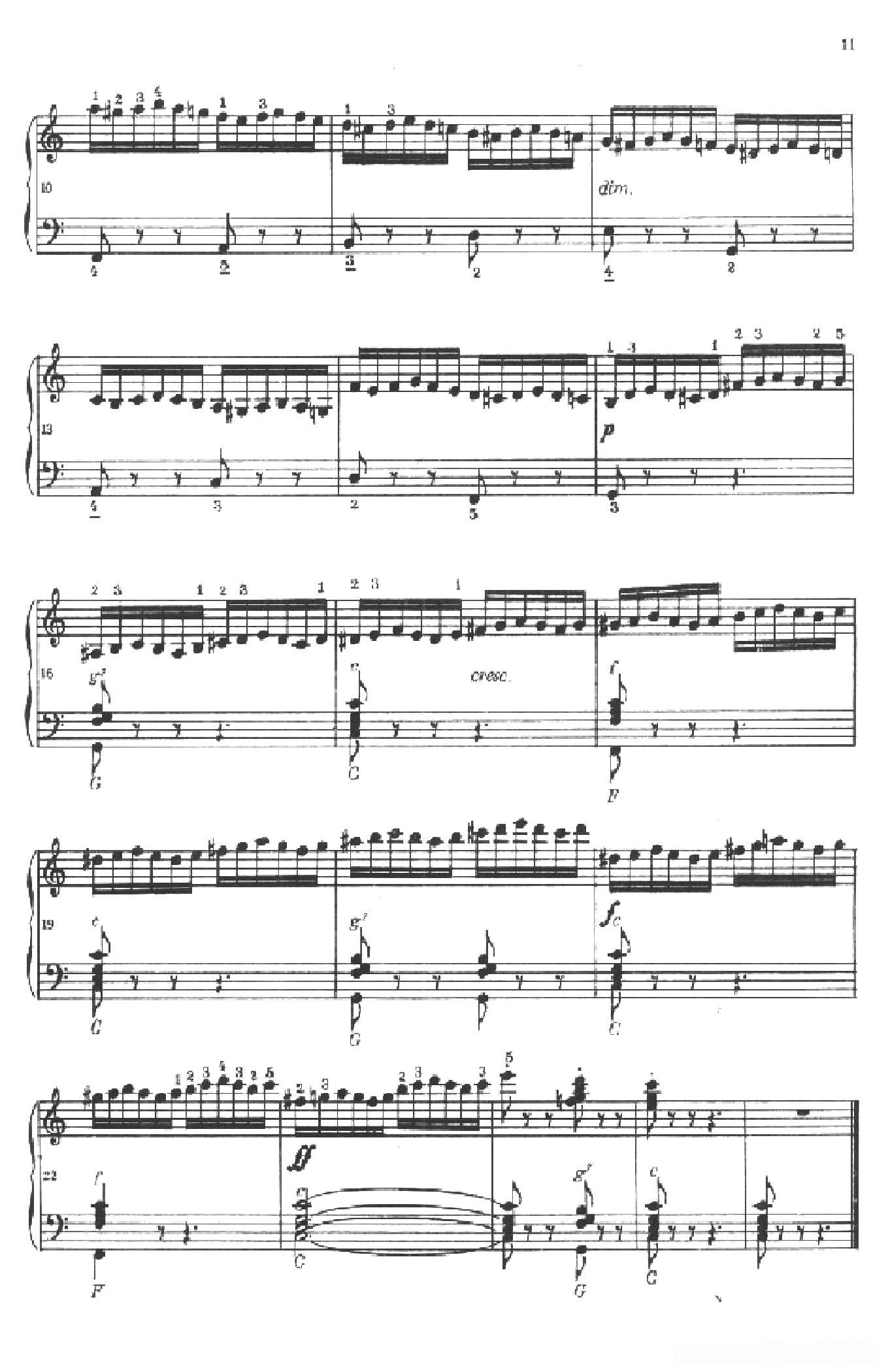 《车尔尼手风琴练习曲集》第Ⅱ册（第1——4首）简谱 - 乐谱