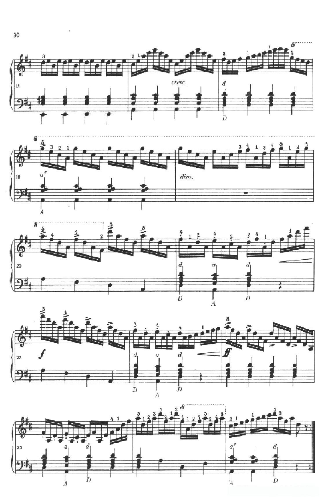 《车尔尼手风琴练习曲集》第Ⅱ册（第10——14首）简谱 - 乐谱