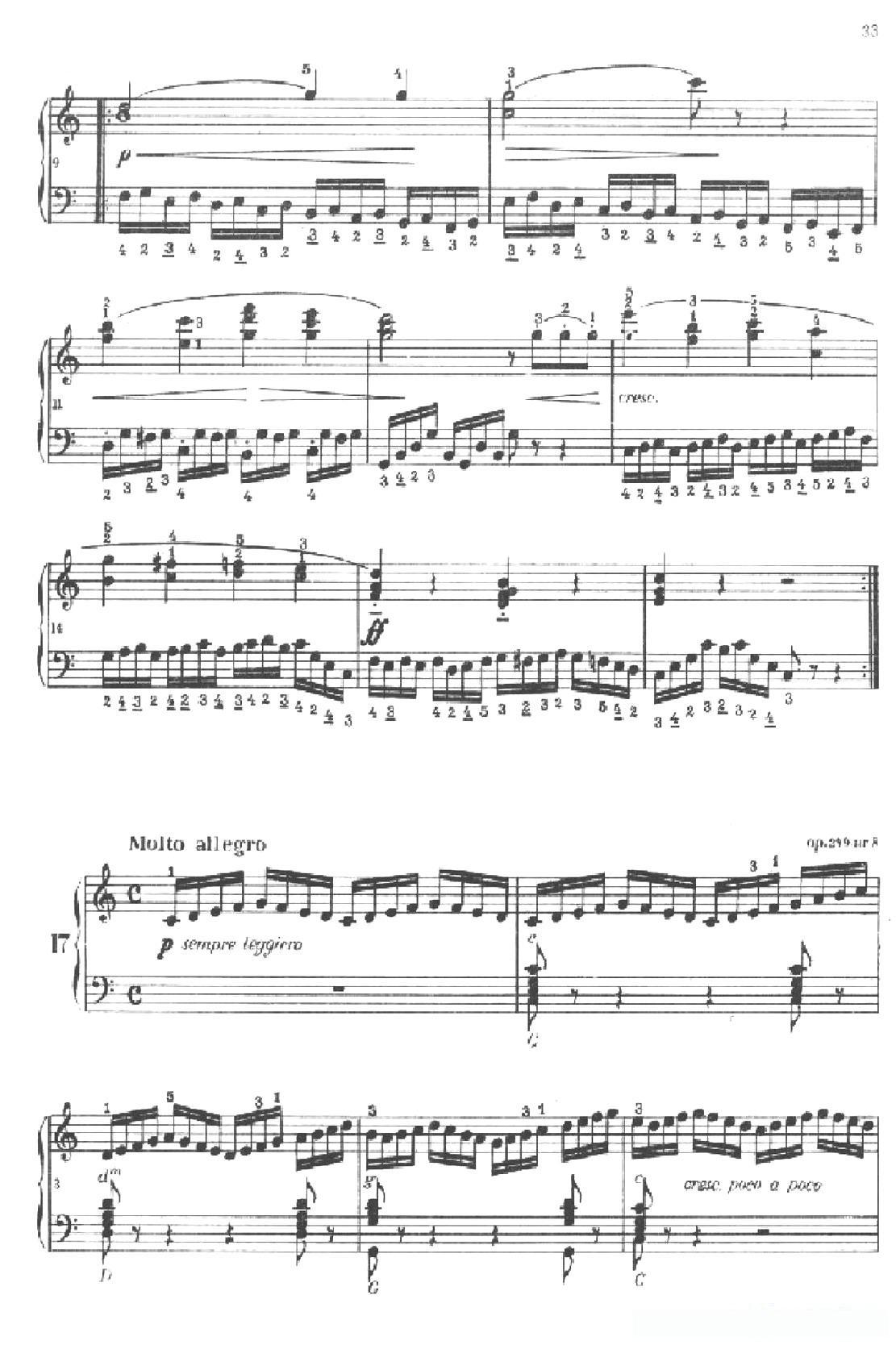 《车尔尼手风琴练习曲集》第Ⅱ册（第15——17首）简谱 - 乐谱