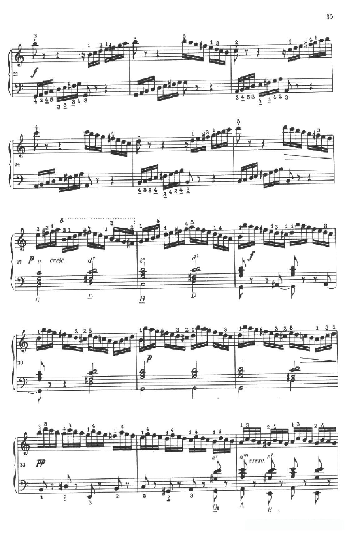 《车尔尼手风琴练习曲集》第Ⅱ册（第15——17首）简谱 - 乐谱