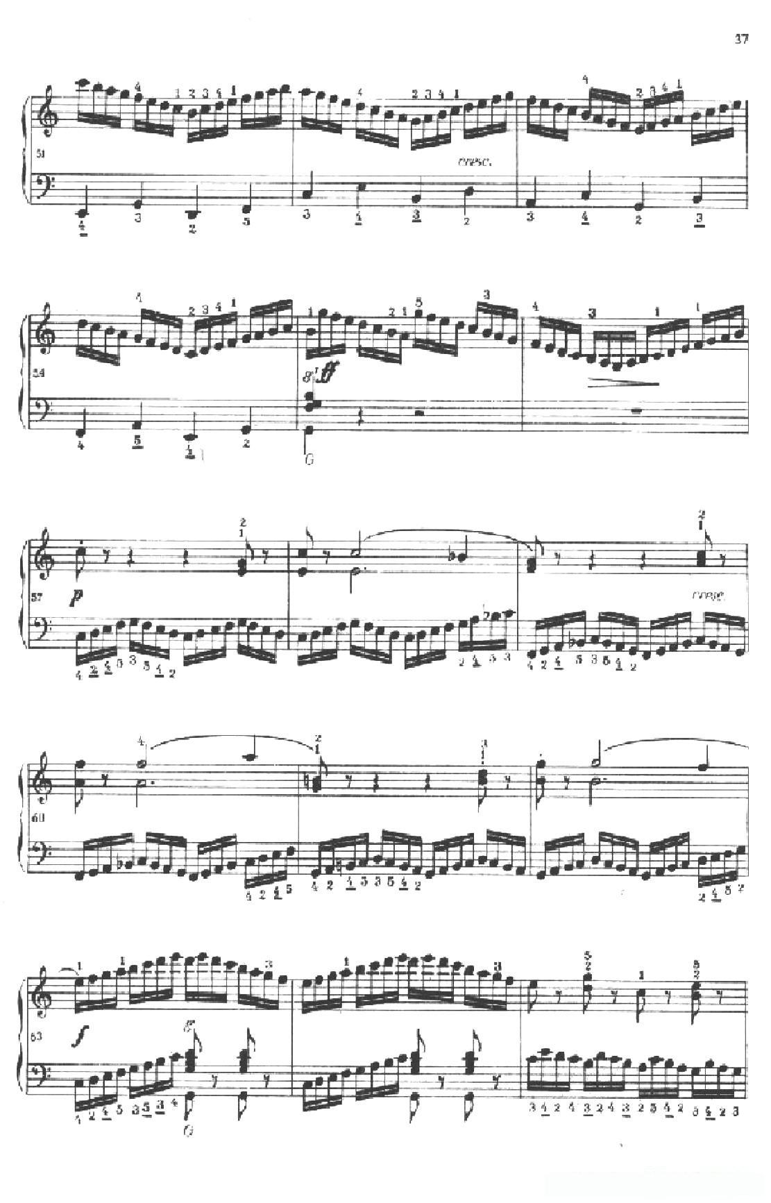 《车尔尼手风琴练习曲集》第Ⅱ册（第15——17首）简谱 - 乐谱