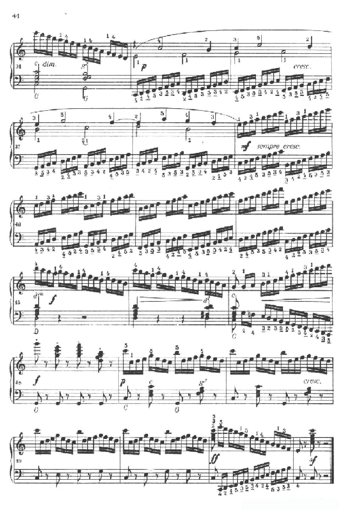 《车尔尼手风琴练习曲集》第Ⅱ册（第18——20首）简谱 - 乐谱