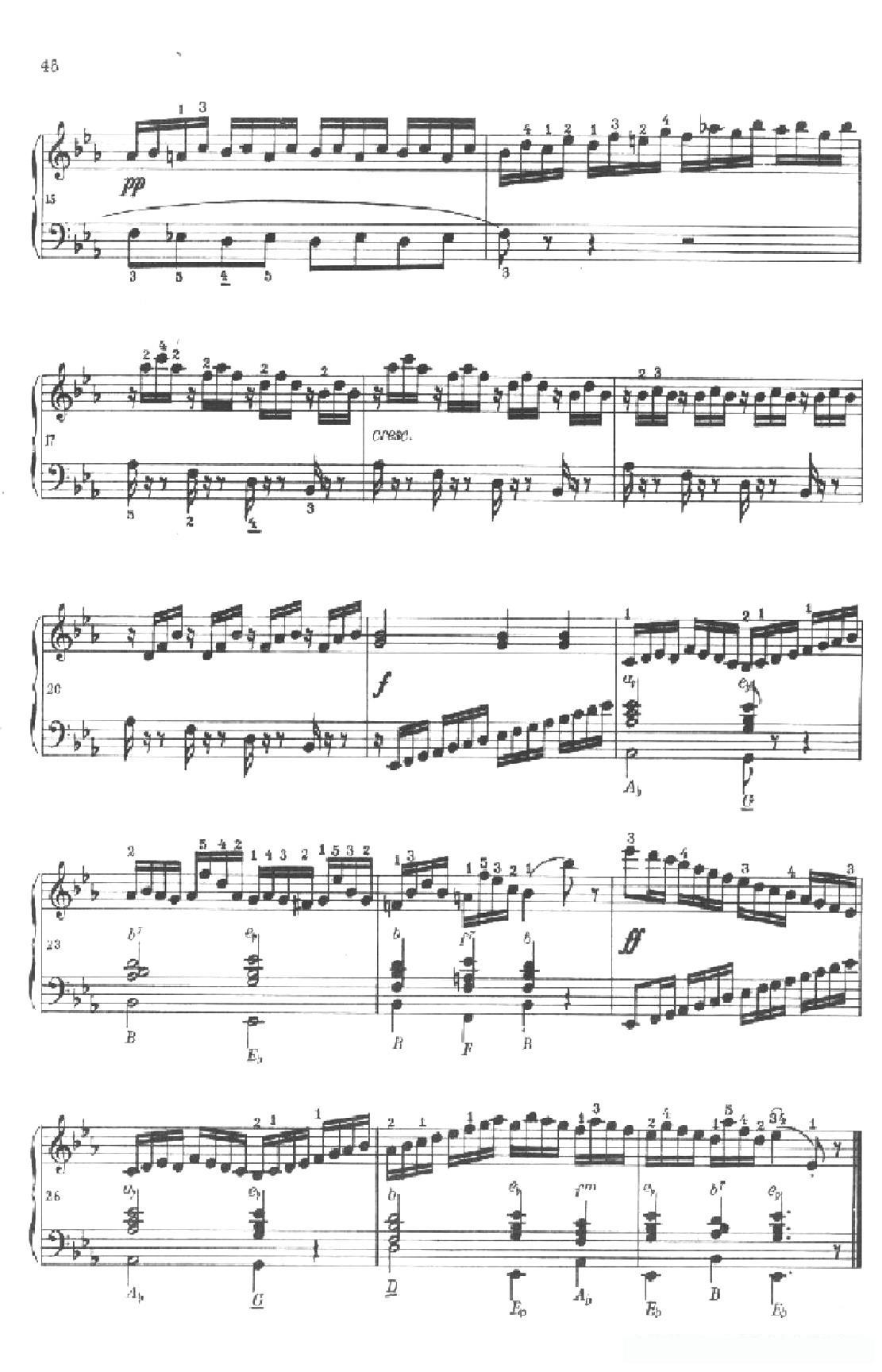 《车尔尼手风琴练习曲集》第Ⅱ册（第21——23首）简谱 - 乐谱