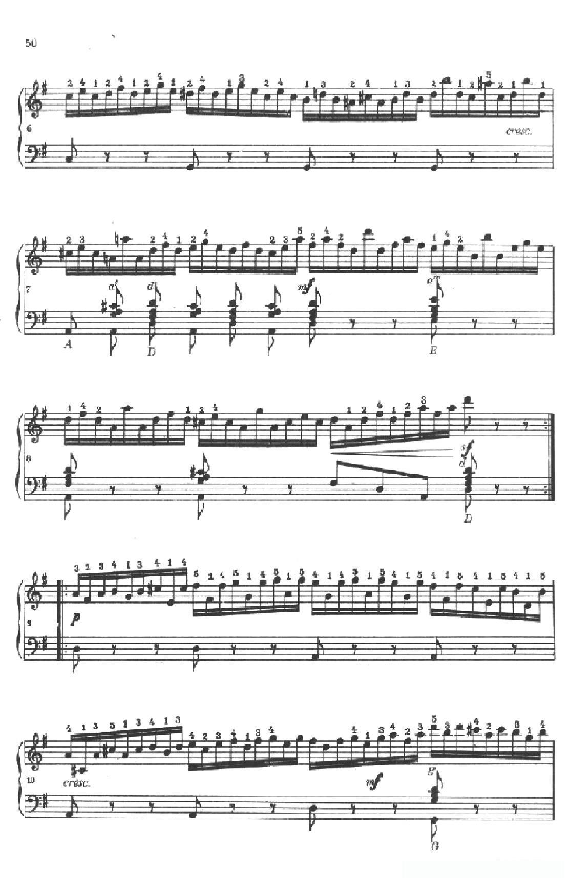 《车尔尼手风琴练习曲集》第Ⅱ册（第21——23首）简谱 - 乐谱