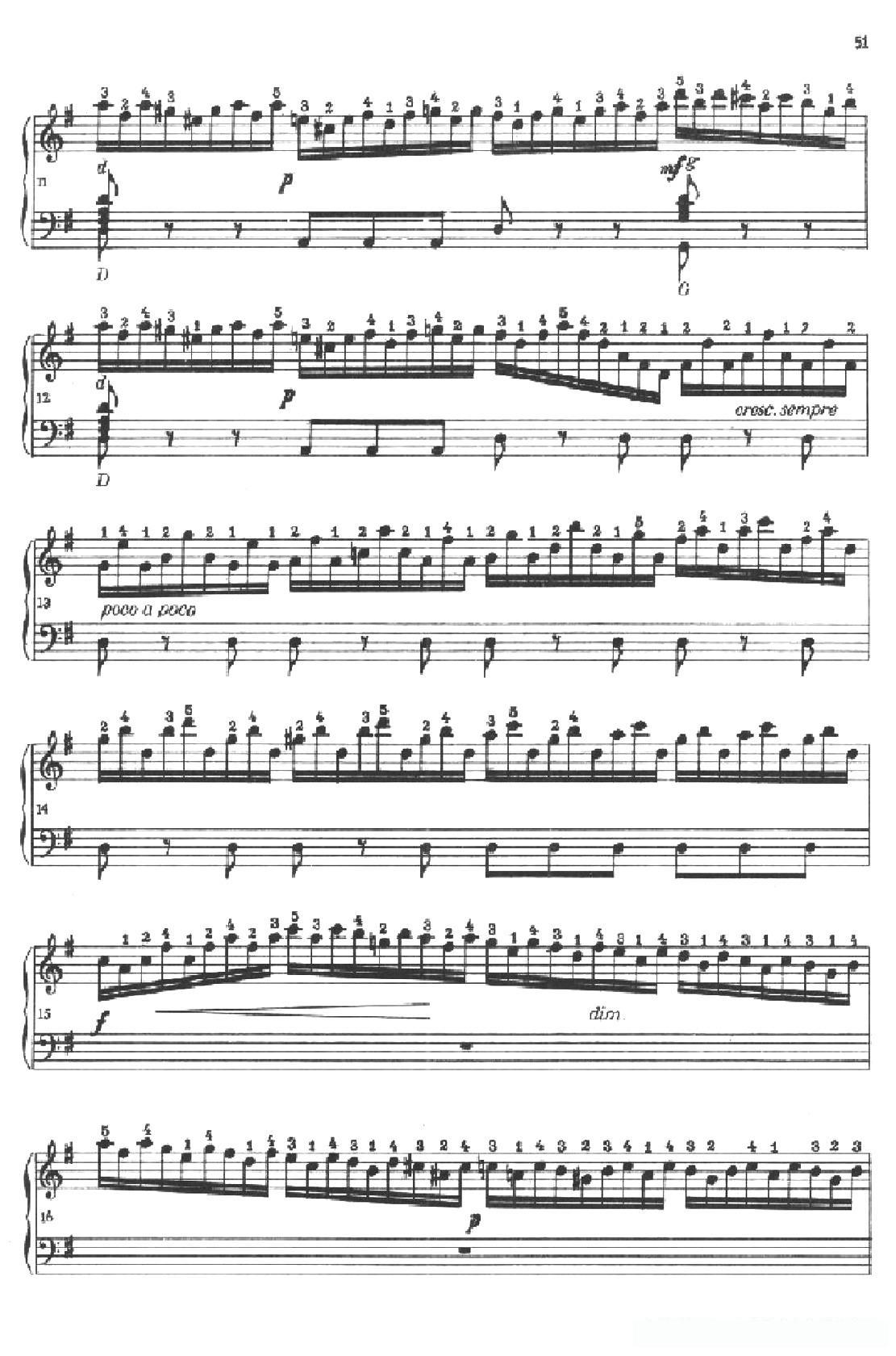 《车尔尼手风琴练习曲集》第Ⅱ册（第21——23首）简谱 - 乐谱