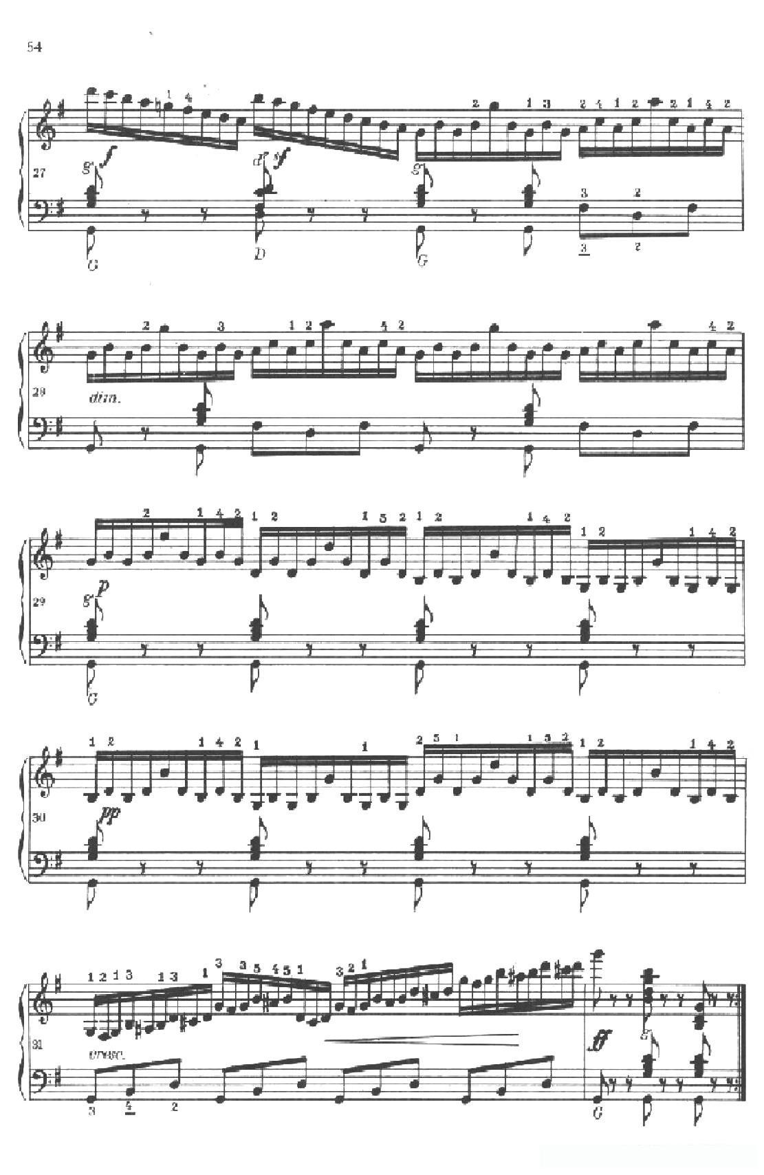 《车尔尼手风琴练习曲集》第Ⅱ册（第21——23首）简谱 - 乐谱