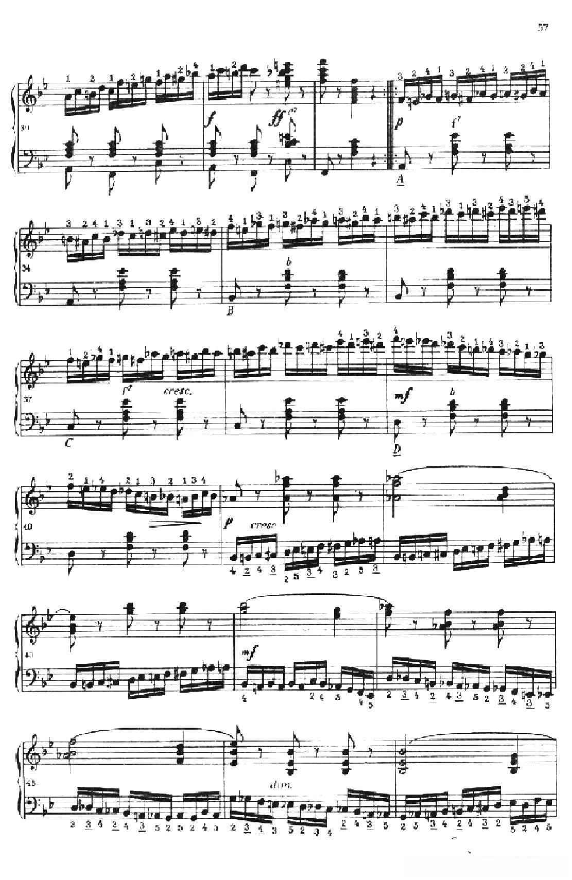 《车尔尼手风琴练习曲集》第Ⅱ册（第24首）简谱 - 乐谱