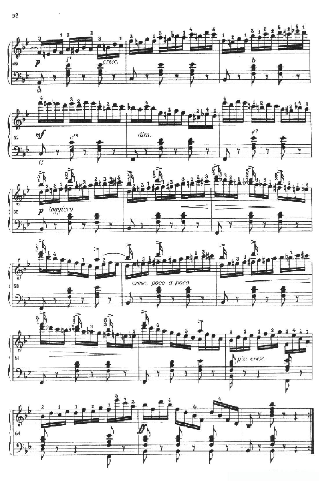 《车尔尼手风琴练习曲集》第Ⅱ册（第24首）简谱 - 乐谱