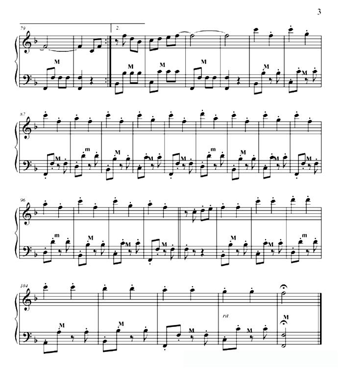 爸爸去哪儿简谱 - 乐谱