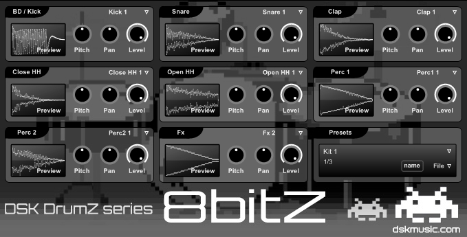DSK DrumZ 8bitZ插件