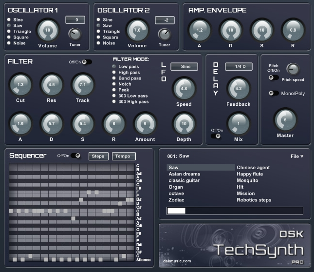 DSK TechSynth PRO插件
