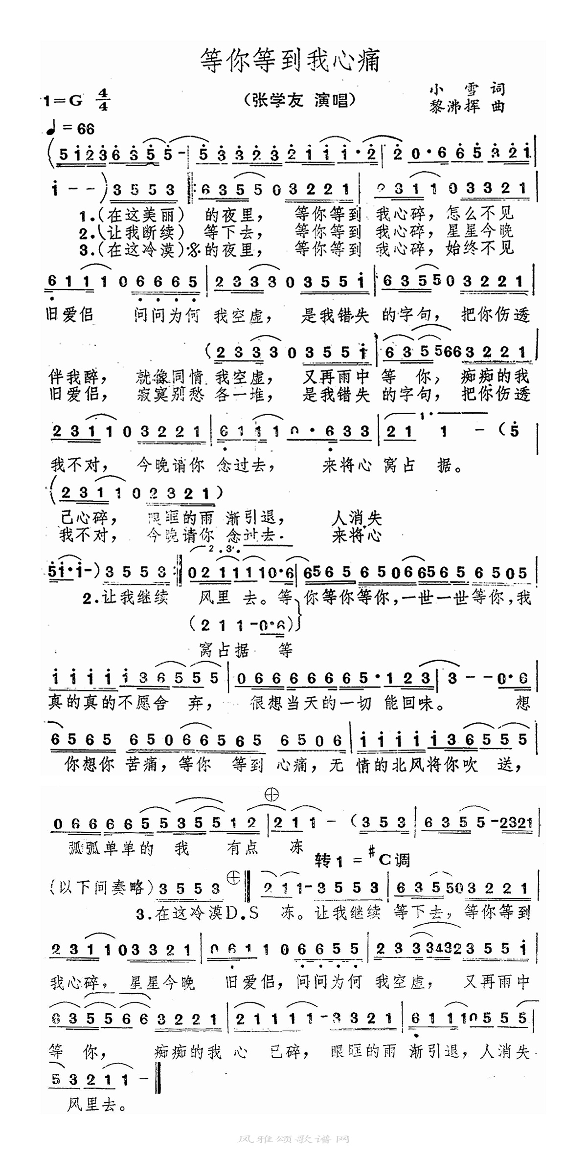 张学友-等你等到我心痛