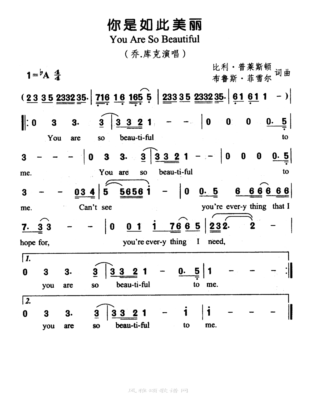 乔库克-你是如此美丽