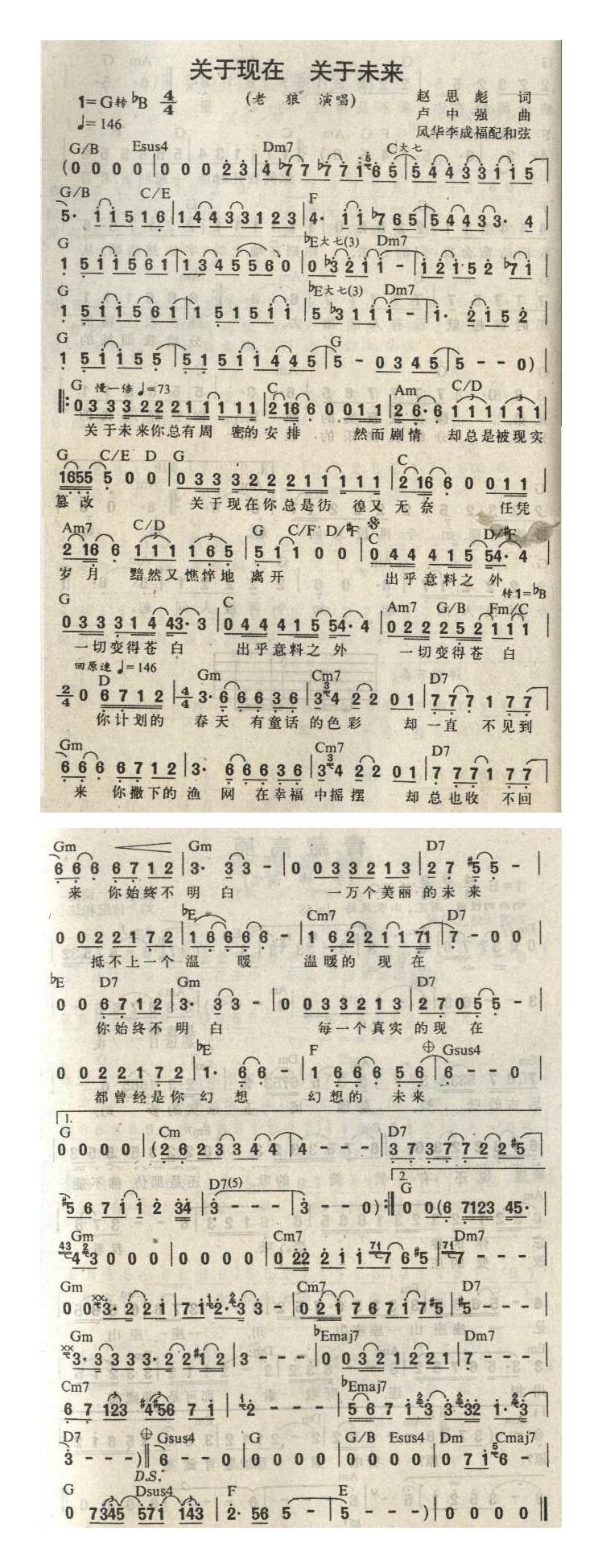 老狼-关于现在 关于未来