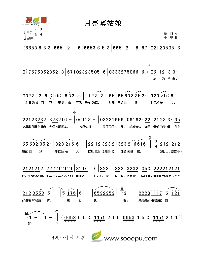 歌手-月亮寨姑娘