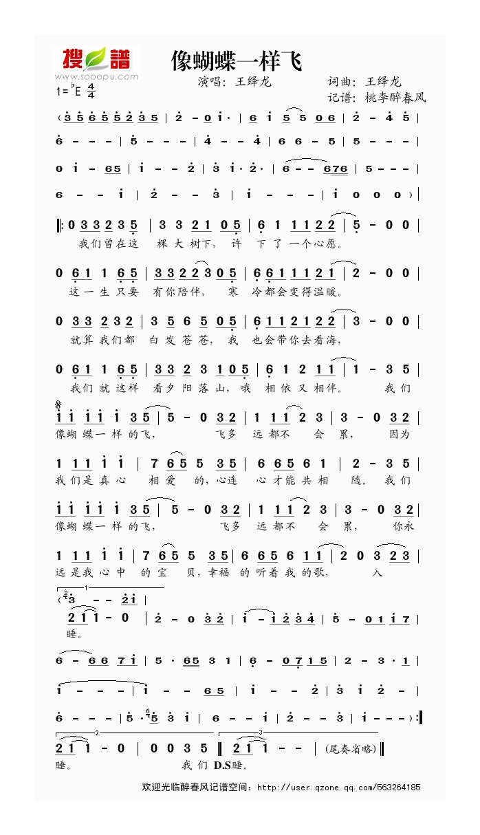 王绎龙-像蝴蝶一样飞