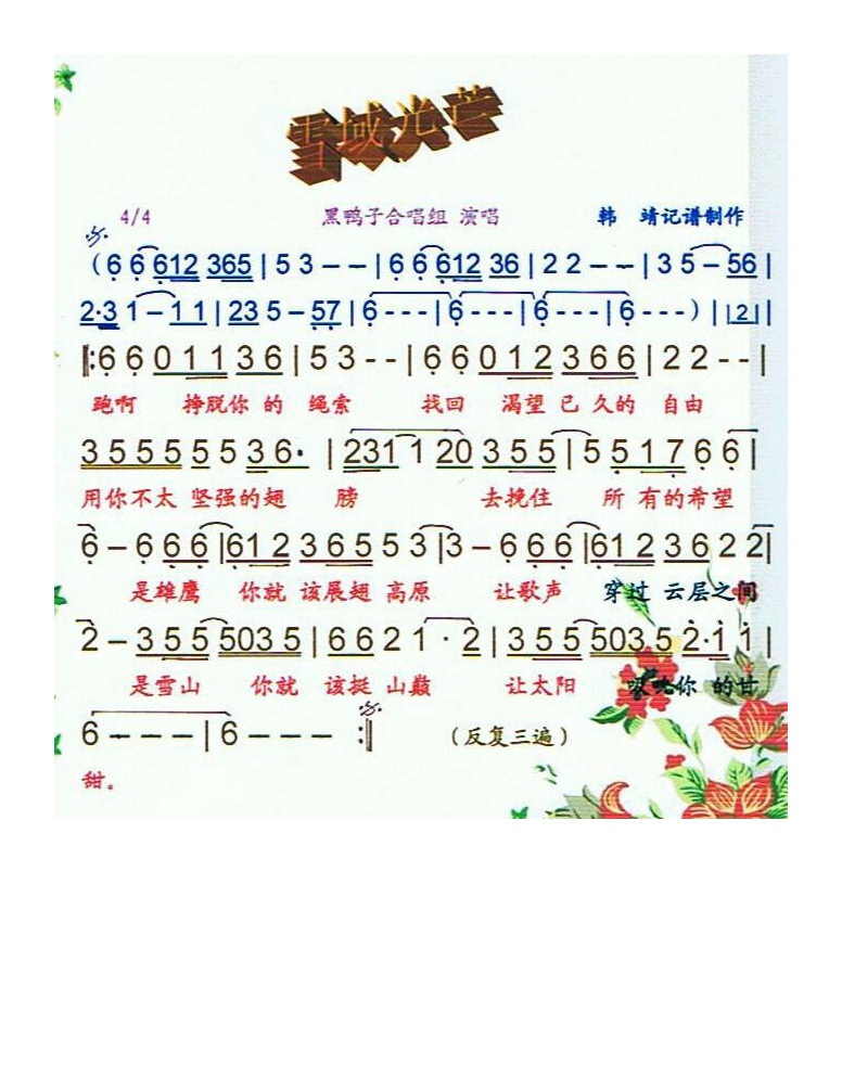 黑鸭子-雪域光芒