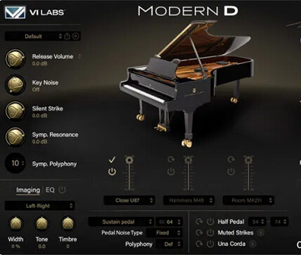 拓展钢琴音源 VI Labs Modern D for UVI Falcon Workstation 资源下载