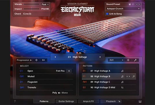 八弦金属吉他 Native Instruments Session Guitarist Electric Storm Deluxe 资源下载