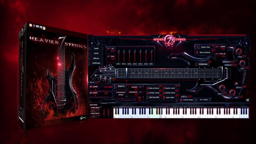 【电吉他】Heavier7Strings [WiN, MacOSX]主程序，音源资源