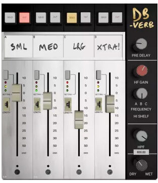 格莱美大师御用混响插件 Metric Halo (MHMBS) DBVerb v4.0.71.235 (Make Believe Studios)