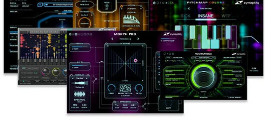 创意效果插件套装 Zynaptiq Bundle v2025.04 AU Mac （包含Morph 3 Adaptiverb Intensity Pitchmap Unchirp Unfilter Unmix Drums Unveil）