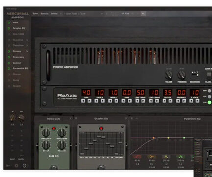 吉他效果器插件 Mercuriall Ampbox v1.6.3 MORiA Mac