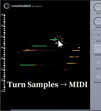 音频转MIDI工具 Navie D noteGRABBER v1.0.0