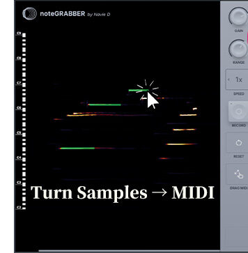 音频转MIDI工具 Navie D noteGRABBER v1.0.0
