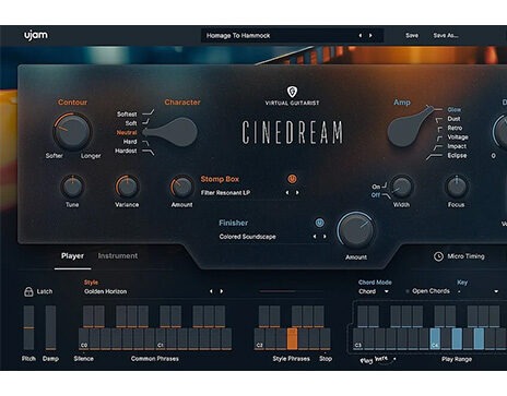 虚拟电影氛围吉他音源 uJAM Virtual Guitarist CINEDREAM v1.0.0